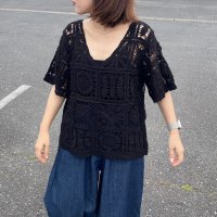CRB/シーアールビー CRB クロシェプルオーバー/508263516