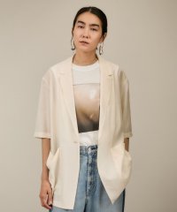 サロン　アダム　エ　ロペ/【WEB限定】シアーハーフスリーブジャケット［洗える・冷房対策］/508263612