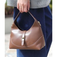 florge/フロージュ florge 【取り外せるポーチ付】2WAY レザーライクキャンバスドッキングハンドバッグ/ショルダーバッグ/500mlペットボトル収納可/508263953