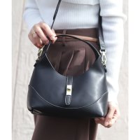 florge/フロージュ florge 【取り外せるポーチ付】2WAY レザーライクキャンバスドッキングハンドバッグ/ショルダーバッグ/500mlペットボトル収納可/508263953