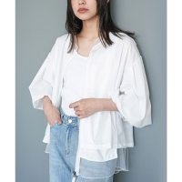 mili an deni/ミリアンデニ mili an deni 袖バルーンノーカラージャケット/508263956
