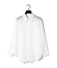 MIDIUMISOLID/MIDIUMISOLID for Ladies シアーボイルベーシックシャツ/508264009