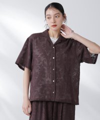 NANO universe/made in india カットワークジャカードシャツ(セットアップ可)/507889206