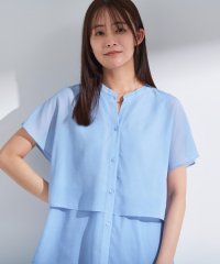 INDIVI/新色登場！【洗える／エアリー】ティアードブラウス/508022905