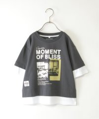 ikka kids/5分袖レイヤーフォトプリントTシャツ（120〜160cm）/508058755