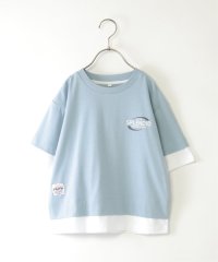ikka kids/5分袖レイヤーフォトプリントTシャツ（120〜160cm）/508058755
