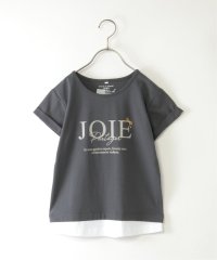 ikka kids/【親子おそろい】裾レイヤードロールアップロゴTシャツ（120〜160cm）/508058757