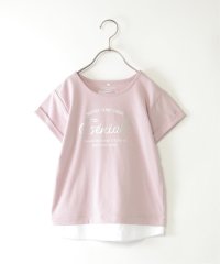 ikka kids/【親子おそろい】裾レイヤードロールアップロゴTシャツ（120〜160cm）/508058757