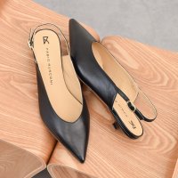 FABIO RUSCONI　/ファビオルスコーニ FABIO RUSCONI キトゥンヒールバックバンドパンプス/508192977