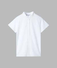 agnes b. FEMME/コットン ハイネック 半袖 ブラウス "Violaine"/508227255