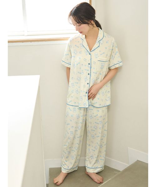 SNIDEL HOME☆ ボンディングパーカー&ロングパンツセット icy baby】【接触冷感】総柄ロングパンツ(508264082) | SNIDEL