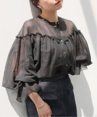 IENA/B. リネン混シアーブラウス/508264842