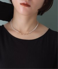 Lilas/《予約》トパーズビーズチェーンモチーフネックレス K10/508264939
