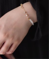 Lilas/《予約》トパーズビーズチェーンモチーフブレスレット K10/508264943