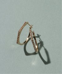 Lilas/《予約》arrowラインホワイトトパーズピアス K10(両耳)/508264945