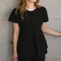 aquagarage/アクアガレージ aquagarage ペプラムニットトップス 春 夏 秋 M L レディース/508265048