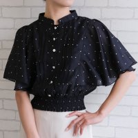 aquagarage/アクアガレージ aquagarage ピンタックフレア袖ブラウス 春 夏 秋/508265055