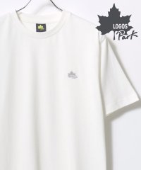 LOGOS/ロゴス LOGOS ワンポイント刺繍 半袖 Tシャツ レディース メンズ トップス/508265073