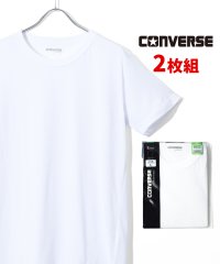 CONVERSE/コンバース CONVERSE クルーネック 半袖 Tシャツ 肌着 インナー 2枚組 パックTシャツ/508265081