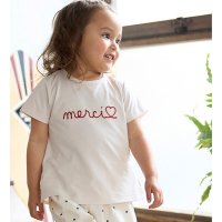 petit main/プティマイン petit main 【水陸両用】ロゴ刺繍Tシャツ/508265105