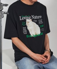 MAGASIN DE MODE CONTACT/マガジンデモードコンタクト MAGASIN DE MODE CONTACT アニマルプリントTシャツ/508265113