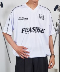 MAGASIN DE MODE CONTACT/マガジンデモードコンタクト MAGASIN DE MODE CONTACT サッカーデザイン半袖Tシャツ/508265114