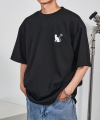MAGASIN DE MODE CONTACT/マガジンデモードコンタクト MAGASIN DE MODE CONTACT flower cat 刺繍 ポンチ Tシャツ/508265115