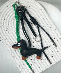 VitaFelice/ヴィータフェリーチェ VitaFelice ダックス＆コードミックスチャームダックスフンドのバッグチャーム/508265137
