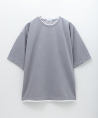 MAC HOUSE/マックハウス Mac－House 杢調梨地フェイクレイヤードTシャツ/508265142