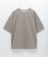 MAC HOUSE/マックハウス Mac－House 杢調梨地フェイクレイヤードTシャツ/508265142