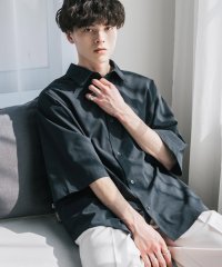 Rocky Monroe/ロッキーモンロー Rocky Monroe カジュアルシャツ 半袖 接触冷感 メンズ 無地 レギュラーカラー サマーシャツ オーバーサイズ 多機能 吸水速乾 ス/508265152