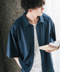 Rocky Monroe/ロッキーモンロー Rocky Monroe カジュアルシャツ 半袖 接触冷感 メンズ 無地 レギュラーカラー サマーシャツ オーバーサイズ 多機能 吸水速乾 ス/508265152