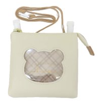 cinemacollection/シネマコレクション cinemacollection クリップポケット ショルダー付きファスナーマルチポッケ モフモフベアーズ クーリア クリップポーチ キッズ/508265194