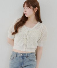 NICE CLAUP/OLIVE des OLIVE OUTLET/【2枚セット】ラメ透かしニットアンサンブル/508265385