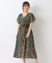 one'sterrace/リゾート カラフルフラワー&バードワンピース/508265583