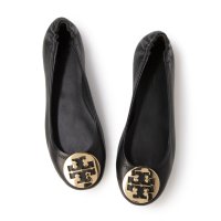 トリーバーチ TORY BURCH MINNIE TRAVEL BALLET WITH METAL LOGO