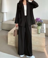 Flolia/フロリア Flolia テーラードジャケット・ワイドパンツ セットアップ スーツ フォーマル セレモニー 卒業式 卒園式 入学式 入園式 ママスーツ ビジネス /508265802