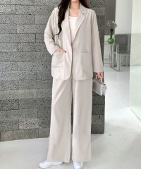 Flolia/フロリア Flolia テーラードジャケット・ワイドパンツ セットアップ スーツ フォーマル セレモニー 卒業式 卒園式 入学式 入園式 ママスーツ ビジネス /508265802