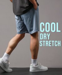 ひんやり 接触冷感 クールスルーハーフパンツ メンズ  吸水速乾 ストレッチ 短パン 半ズボン イージーパンツ
