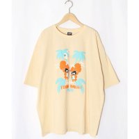 ScoLar/スカラー ScoLar トリケラビル発泡プリントTシャツ/508265831