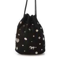 kakatoo /カカトゥ kakatoo スエード調スタッズドロストバッグ/508265948