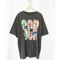 ScoLar/スカラー ScoLar SCRロゴ花柄 シャーリングTシャツ/508265960