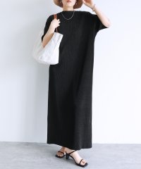 reca/レカ reca セルフカット半袖マキシプリーツワンピース(bel－blc－6403)/508265984