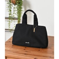 Honeys/ハニーズ Honeys ロゴ入りキャンバスバッグ ハンドバッグ バッグ 鞄 オフィス きれいめ トートバッグ キャンバス キャンバスバッグ 布バッグ ロゴ レデ/508265992