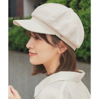 Honeys/ハニーズ Honeys キャスケット 帽子 キャスケット サイズ調整 ツイル 綿100％ ロゴプレート 無地 汗止めテープ ガーリー オールシーズン 白 黒 レ/508266002