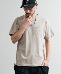 Rocky Monroe/ロッキーモンロー Rocky Monroe FILA フィラ Tシャツ 半袖 ポケット メンズ レディース クルーネック ロゴ 刺繍 ワンポイント ルームウェア/508266033