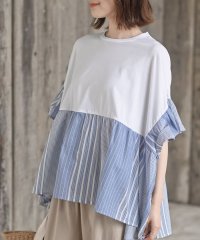 rps/布帛×カット切替フレアー袖プルオーバー/505992737