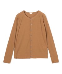 GALERIE VIE/ ガーゼフライス クルーネックカーディガン/508166750