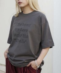NOMINE/【ユニセックス】刺繍 ロゴ Tシャツ/508217546