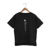 BRODIAEA/ブローディア BRODIAEA ロゴプリント半袖Tシャツ【日本製】/508237268